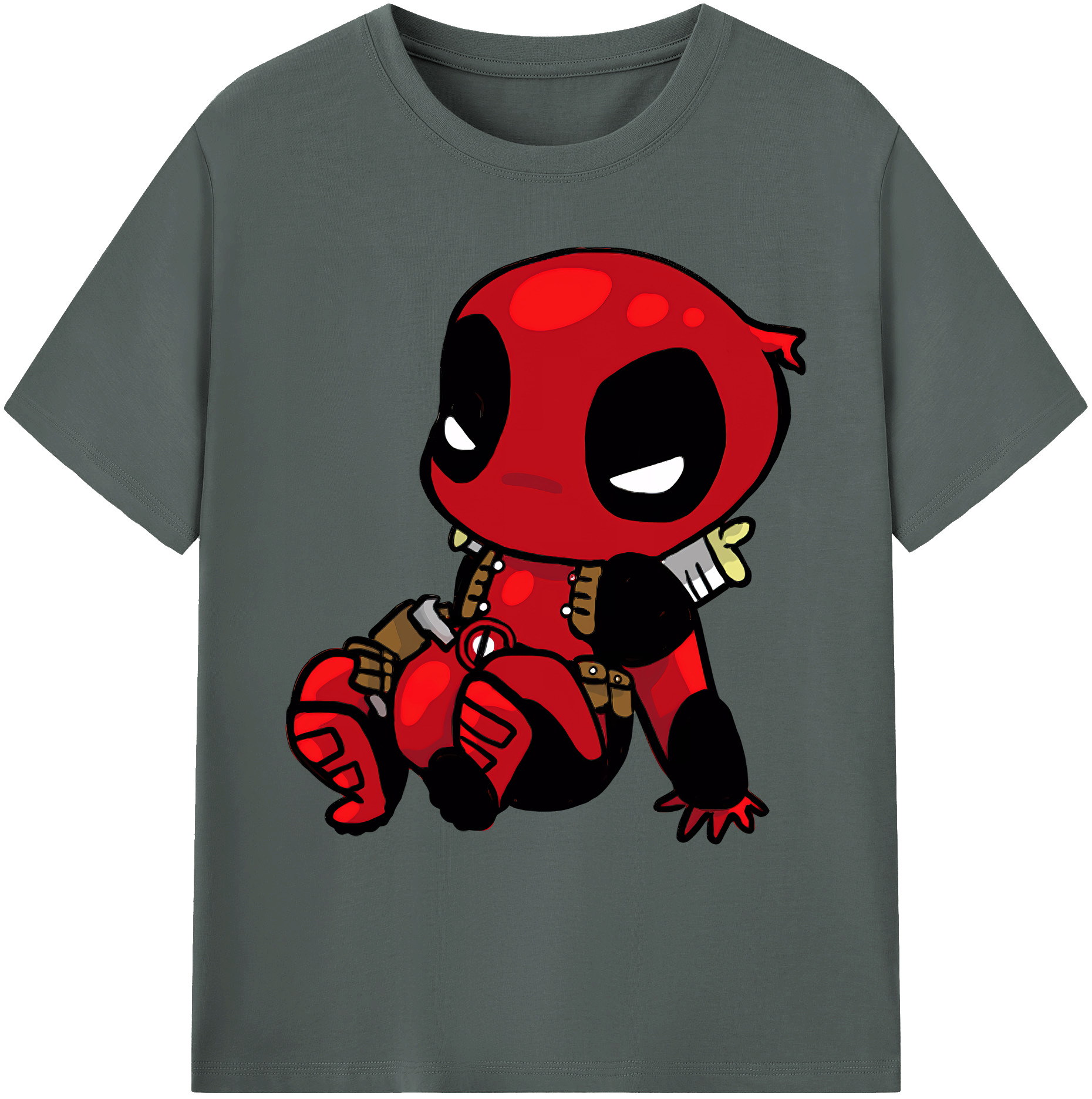 （画像用） Deadpool デッドプール 綿100％ メンズ半袖Tシャツ｜肌触りやわらか＆通気性
